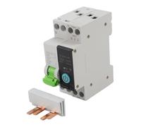 NiuLumea Interruttore automatico con contatore di energia, timer e controllo vocale Alexa e per Google Assistant, 10A-32A, 1P+N, montaggio su guida DIN, bianco