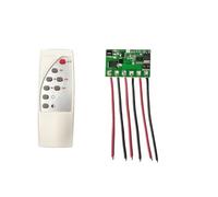 NiuLumea LIFEPO4 LIFEPO4 - Scheda di controllo per illuminazione stradale a energia solare con telecomando, modulo driver LED 64 V-12 V e batterie al litio, bianco