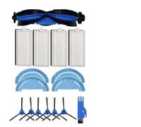 NiuLumea Main Side Brush and Mop Cloth Kit 1099 Connected / 1990 Connected, set di pulizia di ricambio con spazzola a rullo, spazzole laterali, cuscinetti in microfibra e filtri