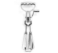 NiuLumea Miscelatore manuale a manovella da cucina, per impasti in acciaio inox e per frusta uova, velocità regolabile, non necessita di elettricità, per riporre in modo compatto