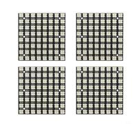 NiuLumea per 8x8 RGB LED Panel Module 64-Bit Full Color Light 5050 per progetti SMD per dimensioni compatte Controllo facile 4-Pack