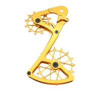 NiuLumea Piastra guida deragliatore posteriore con puleggia 12T+16T per SRAM tipo 22.13 1112 velocità per Garbaruk, per CNC 7075- alluminio, nero, oro, argento, blu, arcobaleno