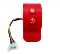 NiuLumea Pollice acceleratore X6X7X8X9 Scooter elettrico, ABS per plastica e silicone ad alta durezza Pedale acceleratore controllo della velocità con connettore a 5 linee, per modelli con stessa