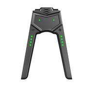 NiuLumea Presa di ricarica per Nintendo Switch con porta USB, supporto per controller Joy-Con, indicatori di stato a LED jack audio da 3,5 mm, nero