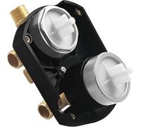 NiuLumea R22000 Valvola deviatrice doccia a 3 vie 6 posizioni regolabile valvola miscelatrice sistemi ad alta pressione, struttura in rame plastica, 15 x 11 x 10 cm