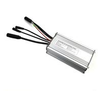 NiuLumea Regolatore brushless per bicicletta, 36 V, 48 V, 22 A, sistema a onde quadrate da 500 W, con funzione faro, custodia in lega di alluminio, colore argento