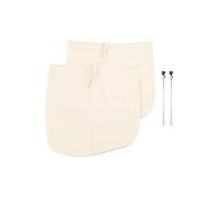 NiuLumea Sacchetti di caffè riutilizzabili Cold Brew da 32,5 cm quadrati in cotone biologico con chiusura a coulisse, confezione da 2 brocche, barattoli Toddy Systems