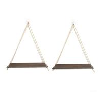 NiuLumea Set di 2 mensole da parete, perfettamente progettate per spazi interni moderni