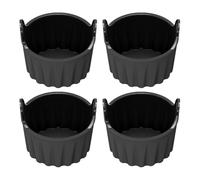 NiuLumea Set di 4 stampini da forno in silicone, 88 x 8 x 7 cm, stampi non riutilizzabili per muffin, cupcake, uova e budini