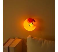 NiuLumea Silicone Stella e Luna Luce Notte Ricaricabile 200mAh, 3-Livello Dimmable Comodino Lampada Camera