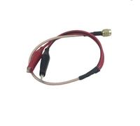 NiuLumea SMA maschio a per presa a coccodrillo RF cavo coassiale adattatore cavo antenna, radio e apparecchiature di prova, rosso, 0,5 m