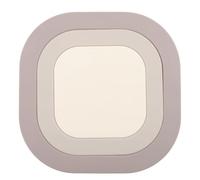 NiuLumea Sottopentola magnetico 3 in 1, design per cucina, grigio, 19 x 19 cm, con magneti integrati e resistenza 230C, silicone sicuro