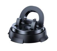 NiuLumea Supporto per telefono da auto per smartphone, regolabile a 360°, antiscivolo, con design a doppia stabilizzazione, non richiede installazione, nero