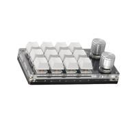 NiuLumea Tastiera Meccanica Programmabile con 12 Tasti e 2 Manopole USB e Play per Windows, MacOS, Linux, Gaming e Office