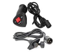 NiuLumea Telecomando per verricello elettrico con connettore a 3 poli e cavo di recupero fuoristrada da 36 m