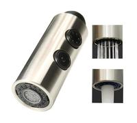 NiuLumea Testa del rubinetto estraibile per sostituzione con modalità spray, risparmio d'acqua anti-spruzzo, per doppio flusso bolla delicata e spray potente, per rubinetti da cucina standard G1/2