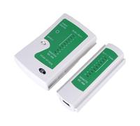 NiuLumea Tester per cavi di rete RJ45, RJ11, RJ12, CAT5, CAT5e, CAT6, cavi UTP con unità principale e remota, 8 luci LED LAN e cavo telefonico