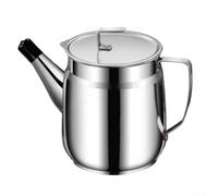 NiuLumea Vaso per olio da cucina con filtro integrato in acciaio inossidabile per una separazione efficiente dell'olio dopo la frittura (B-2000ML)