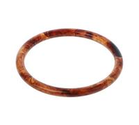 niumanery Tortoiseshell Acrylic Bracelet Resin Brown Leopard Mottled Bangle Women Jewelry 5#
