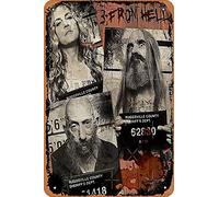 NIUMOWANG Targa in metallo - 3 from Hell - Rob Zombie Tin Poster 30,5 x 20,3 cm