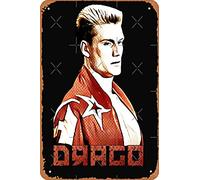 NIUMOWANG Targa in metallo - Ivan Drago - Rocky Tin Poster 30,5 x 20,3 cm