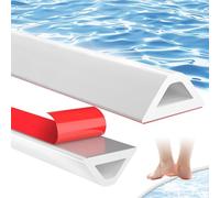 Niuny Barriera Doccia Ferma Acqua Bordo per Piatto Doccia 4M Soglia Doccias Silicone Autoadesivo Striscia Protettiva per Doccias Striscia Paraspruzzi Pieghevole per Lavello WC da Cucina Bagno