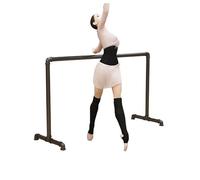 NIUSABOU Barre di Danza in Legno Regolabili, Sbarra da Danza Portatile autoportante for Allenamento di Equilibrio e Stretching a casa, Diverse Misure(Bar,100x60x105cm)