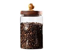NIUSABOU Bottiglie di Biscotti, Vasetti in Vetro ermetici for Alimenti con Coperchio, Confezione da 3, Trasparenti, 9,5X(10-20) cm(9.5cm 15cm)
