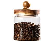 NIUSABOU Bottiglie di Biscotti, Vasetti in Vetro ermetici for Alimenti con Coperchio, Confezione da 3, Trasparenti, 9,5X(10-20) cm(9.5cm 10cm)