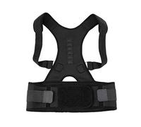 NIUSABOU correttore posturale, Cintura correttrice posturale for donna e uomo in neoprene con magneti multicolore, diverse misure(Svart,LargeAXXL)