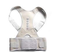 NIUSABOU correttore posturale, Cintura di supporto for correttore posturale for spalle e schiena in neoprene e cotone multicolore, diverse misure(White,XL code)
