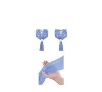 NIUSABOU Decorazioni per Matrimoni Fiocchi per sedie, 10 Telai for Sedia in Chiffon Multicolor 30x300 cm(Blue)