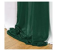 NIUSABOU Decorazioni per Matrimoni Fiocchi per sedie, Telai for Sedia in Chiffon Multicolore, 20 Pezzi, Decorazione di Nozze, Festa, Banchetto, Evento(Dark Green)