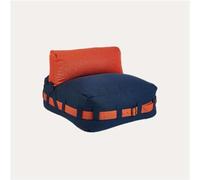 NIUSABOU Divano Lazy Floor, Poltrona a sacco in tela di arancione e blu(Blue)