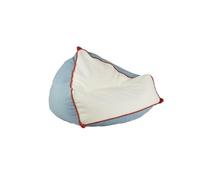 NIUSABOU Divano Lazy Floor, Poltrona a sacco multicolore 100x80x70 cm Divano da terra in lana d'agnello(Blue)