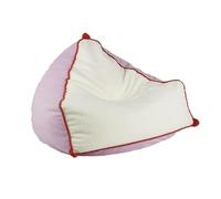 NIUSABOU Divano Lazy Floor, Poltrona a sacco multicolore 100x80x70 cm Divano da terra in lana d'agnello(Purple)