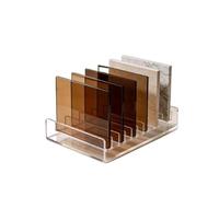 NIUSABOU Espositore per piastrelle da pavimento, Stone Tile Sample Display Rack Multiple Sizes for Cabinet Door Laminate Samples Shelf(11.8x7.9x2in)
