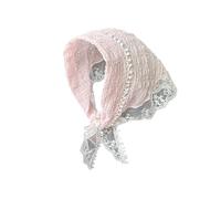 NIUSABOU Fascia per capelli in pizzo, Copricapo estivo Triangolo in pizzo Sciarpa for capelli Donna Fascia pastorale multicolore(Color-14)