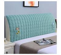 NIUSABOU il coperchio del letto, Copri testiera con tasche portaoggetti, adatto for spessori da 5 a 35 cm, multicolore, diverse misure(Green,150CM)