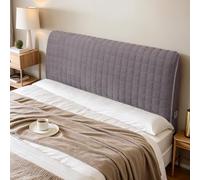 NIUSABOU il coperchio del letto, Copri testiera in velluto lavabile imbottito elastico antipolvere varie misure colore D(C,150cm)