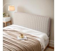 NIUSABOU il coperchio del letto, Copri testiera in velluto lavabile imbottito elastico antipolvere varie misure colore D(A,230cm)