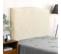 NIUSABOU il coperchio del letto, Copri testiera letto elasticizzato lavabile, multicolore, diverse misure(Beige,Queen/180cm/71in)
