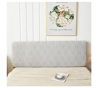 NIUSABOU il coperchio del letto, Copri testiera letto multicolore 120-220 cm(Light Grey,220CM)