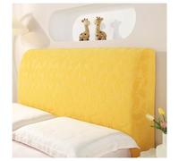 NIUSABOU il coperchio del letto, Copri testiera multicolore, diverse misure(Lemon Yellow,180CM)