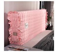 NIUSABOU il coperchio del letto, Copri testiera trapuntato elastico con tasca in velluto latte multicolore 120-220 cm(Light Pink,210CM)