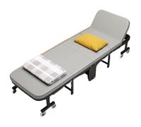 NIUSABOU Letti da Campeggio Portatili, Lettino da Campeggio Pieghevole Multicolore Multi Dimensioni 6 Posizioni Regolabile, carico di 200 kg con Ruote(Cyan,80x190cm)