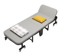 NIUSABOU Letti da Campeggio Portatili, Lettino da Campeggio Pieghevole Multicolore Multi Dimensioni 6 Posizioni Regolabile, carico di 200 kg con Ruote(Cyan,70x190cm)