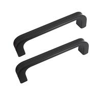 NIUSABOU Maniglie a arco per porte, Maniglie for armadi ad arco, confezione da 2, diverse dimensioni, in lega di zinco, for cucina e bagno(B,Hole Distance 96Mm)