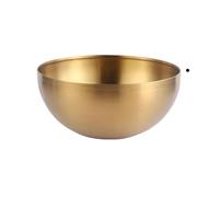 NIUSABOU Mescolare la ciotola, Ciotola for mescolare da cucina in acciaio inossidabile multicolore(25cm Gold)