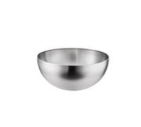 NIUSABOU Mescolare la ciotola, Confezione da 4 ciotole for mescolare in acciaio inossidabile multicolore(4pcs silver)